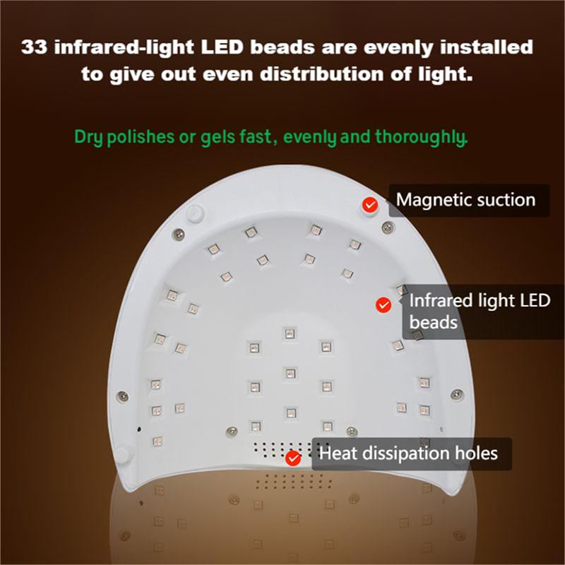 LED/UV Nail Lamp 48W